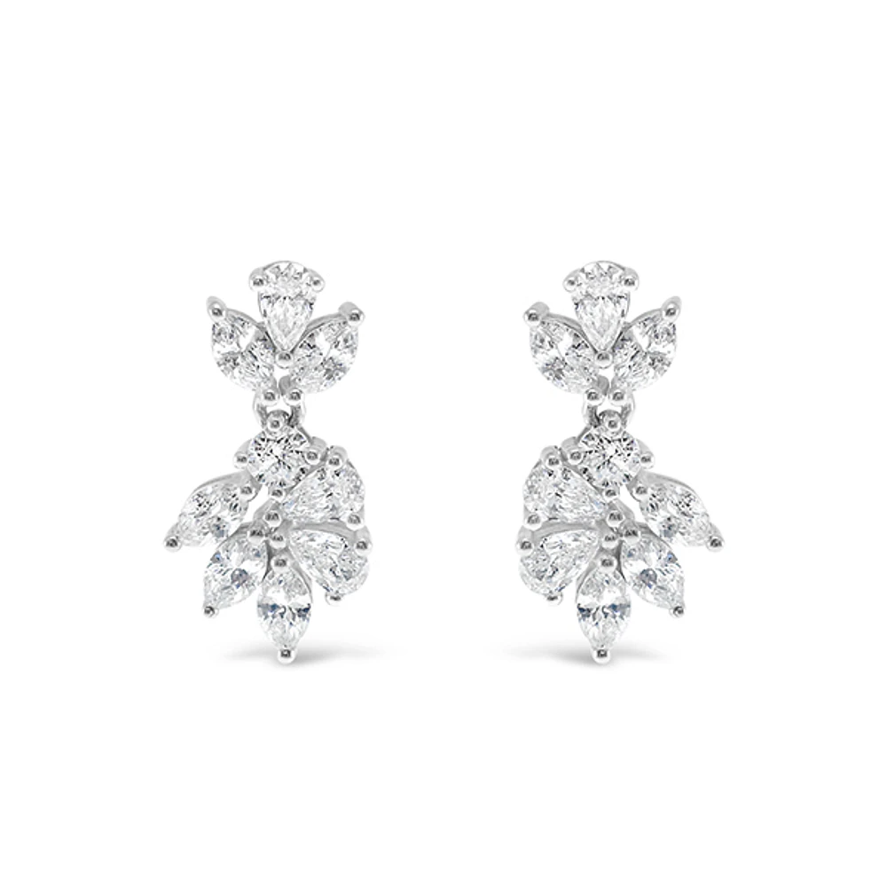 Sterling Silver Cubic Zirconia Earrings 151261