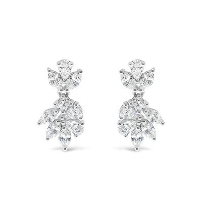 Sterling Silver Cubic Zirconia Earrings 151261