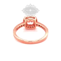 Rose Gold Plated Sterling Silver Ring 129258