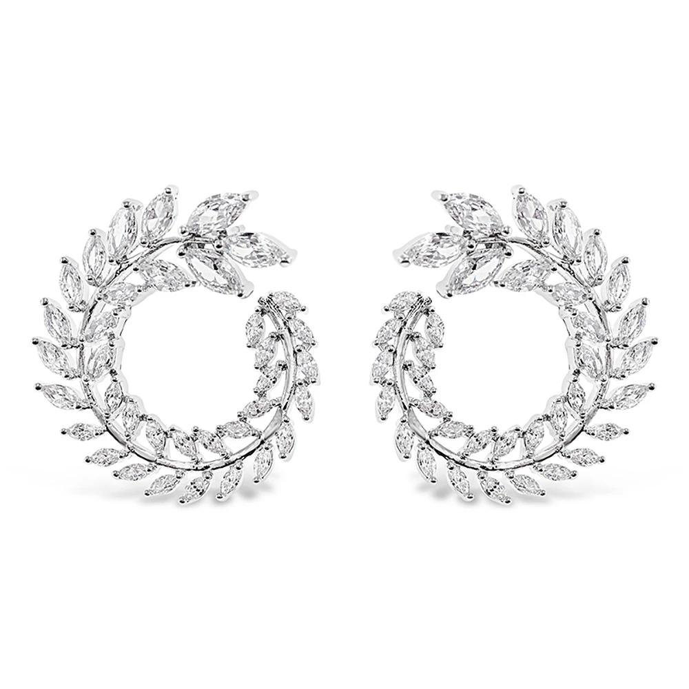 Cubic Zirconia Stud Earrings 139677