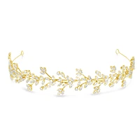 Bridal Gold Cubic Zirconia Hair Band 149223
