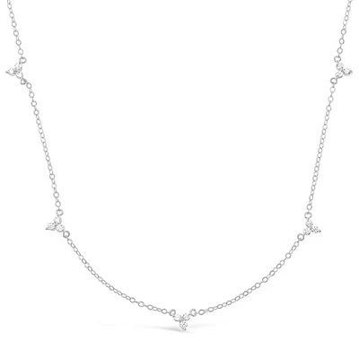 Sterling Silver Cubic Zirconia Necklace 149752