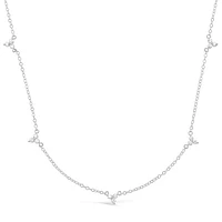 Sterling Silver Cubic Zirconia Necklace 149752