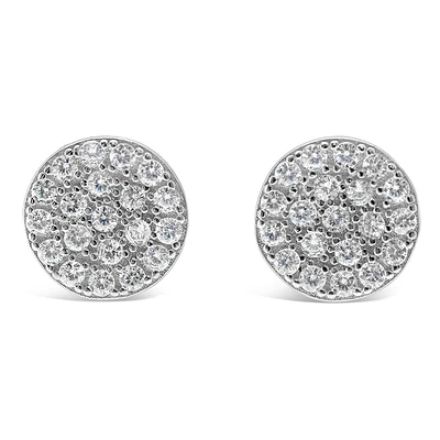 Sterling Silver Cubic Zirconia Earrings 129281