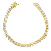 Fashion  Gold Cubic Zirconia Tennis Bracelet 142295