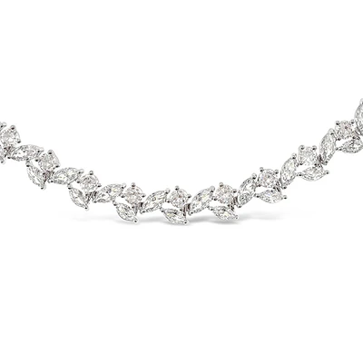 Bridal Silver Cubic Zirconia Bracelet 142899
