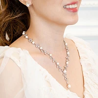 Bridal Pearl Cubic Zirconia Necklace 145917