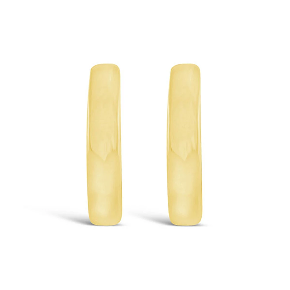 Gold Plated Sterling Silver Huggie Earrings 146428