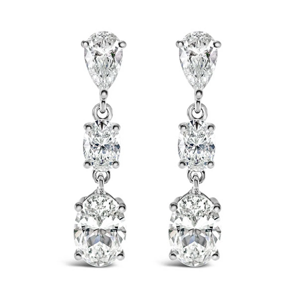 Sterling Silver Cubic Zirconia Earrings 145744