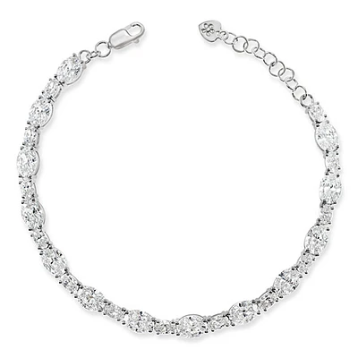 Sterling Silver Cubic Zirconia Tennis Bracelet 144940