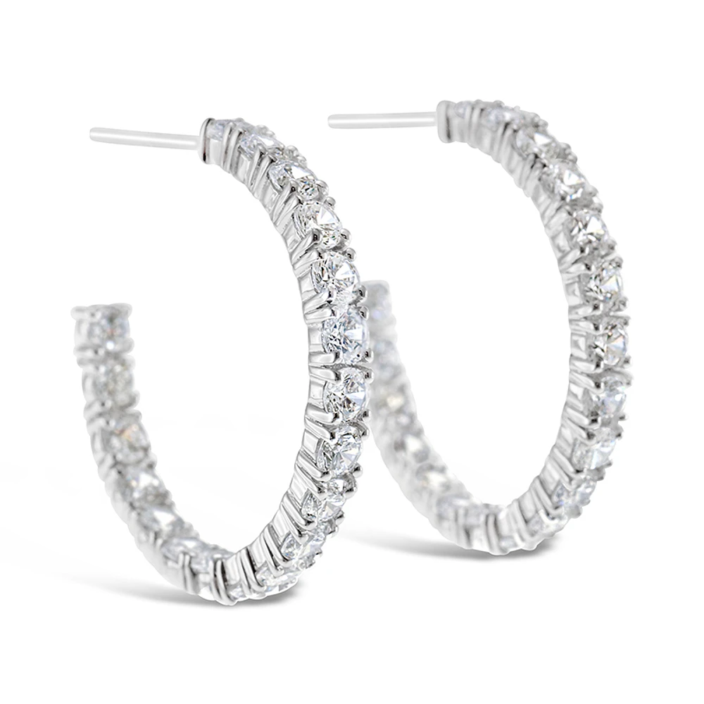 Sterling Silver Cubic Zirconia Earrings