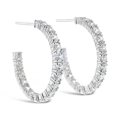 Sterling Silver Cubic Zirconia Earrings