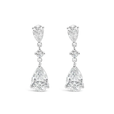 Sterling Silver Cubic Zirconia Earrings 151260