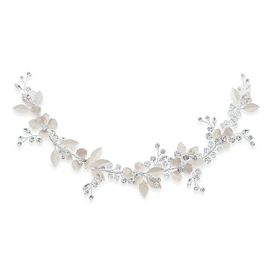 Bridal Silver leaf Hair Vine 142064