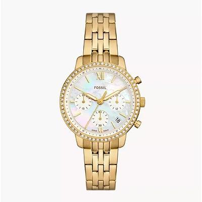 Fossil Neutra Chronograph Gold-Tone Stainless Steel Watch 152903