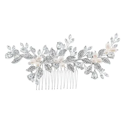 Bridal Silver Hair Comb 129831
