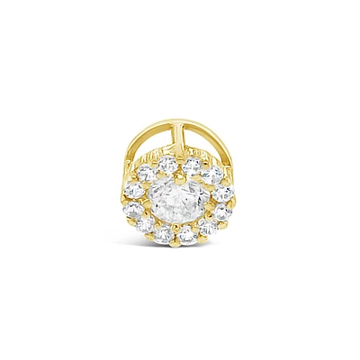 10k Yellow Gold Cubic Zirconia Pendant 153728