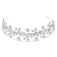 Bridal Silver Cubic Zirconia Headband