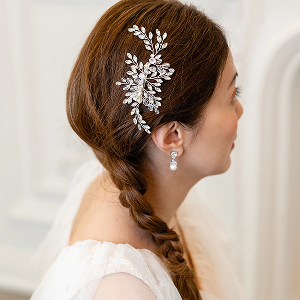 Bridal Crystal Wire Hairclip 146373