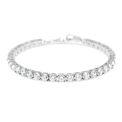 Sterling Silver 4mm Cubic Zirconia Tennis Bracelet 113761