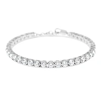 Sterling Silver 4mm Cubic Zirconia Tennis Bracelet 113761
