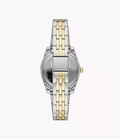 Fossil Scarlette Two Tone Stainless Steel Watch 151580