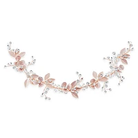 Bridal Rosegold Leaf Hair Vine 142066