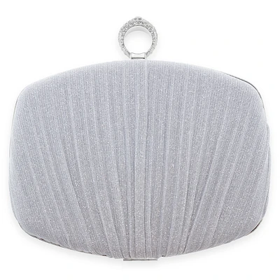 Fabric Silver Handbag Clutch 148913