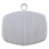 Fabric Silver Handbag Clutch 148913
