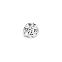 Sterling Silver Crystal 2mm Straight Nose Stud 136702