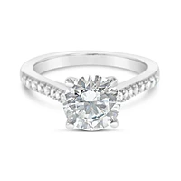 Sterling Silver Round Cubic Zirconia Ring 147711