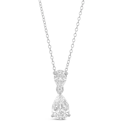 Sterling Silver Cubic Zirconia Necklace 152732