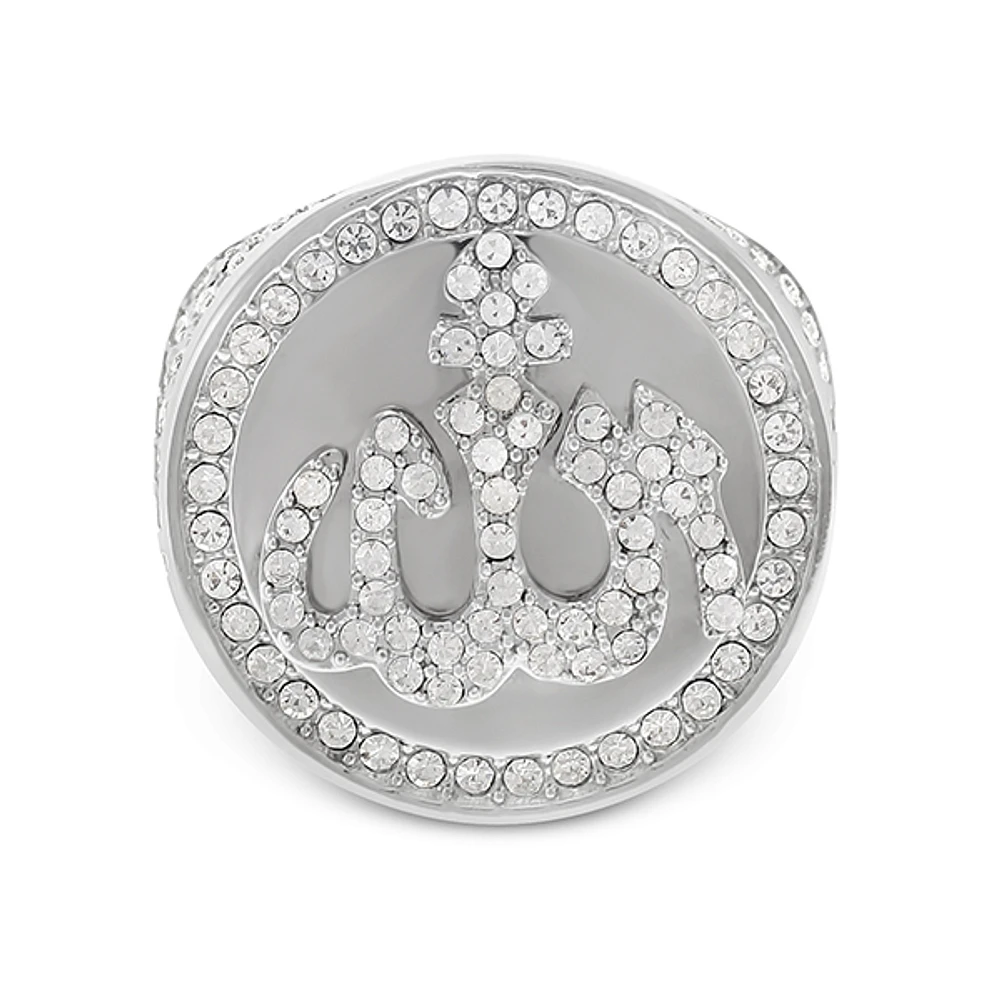 Men's Stainless Steel Cubic Zirconia Ring 143022S