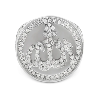 Men's Stainless Steel Cubic Zirconia Ring 143022S