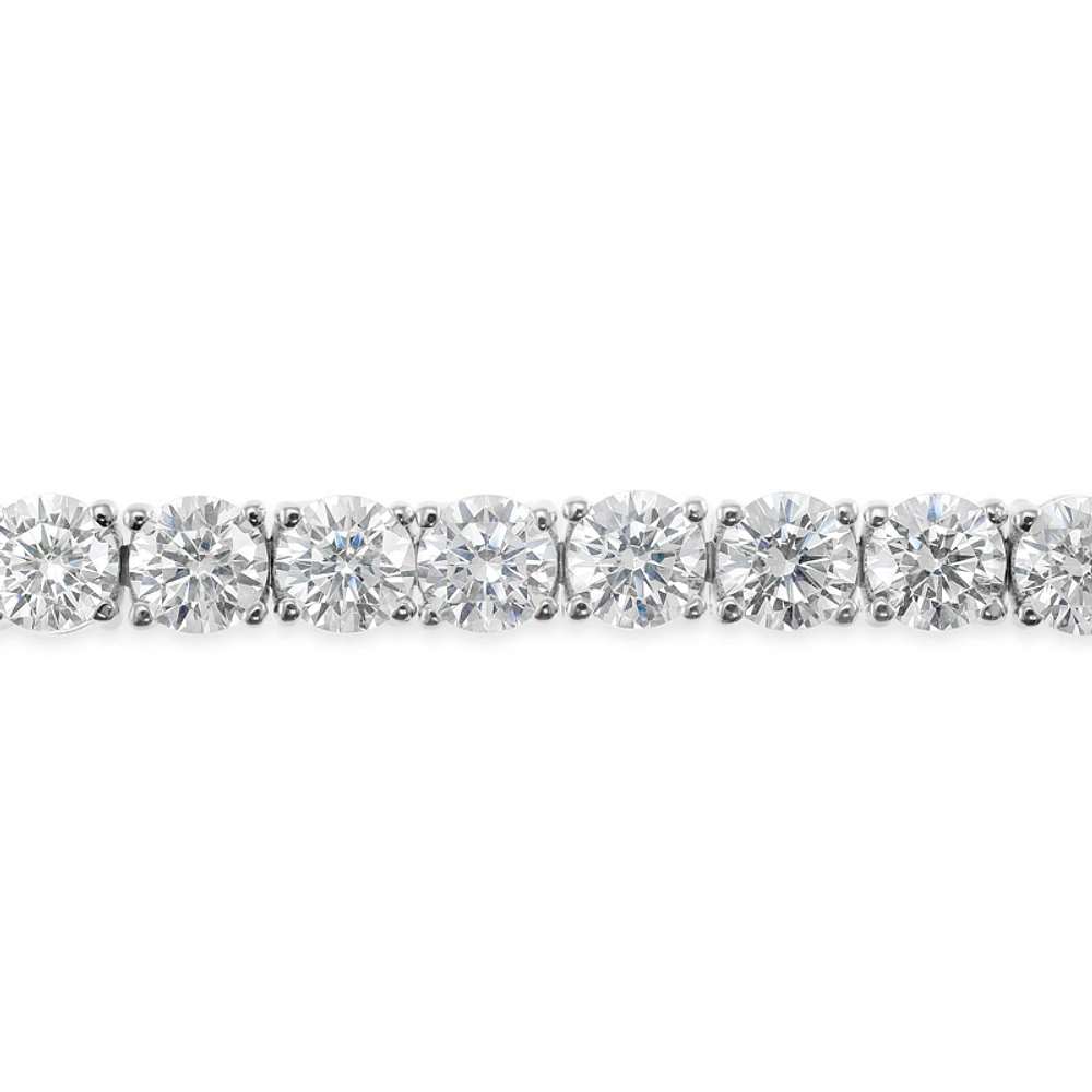 Fashion Silver Cubic Zirconia Tennis Bracelet