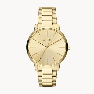 Armani Exchange Quartz 3 Hand Stainless Steel Watch 143929