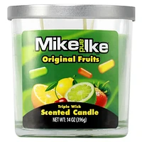 Mike and Ike Original Fruits Scented Triple Wick Candle 14oz