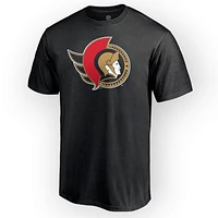 NHL Ottawa Senators Black Primary Logo T-Shirt