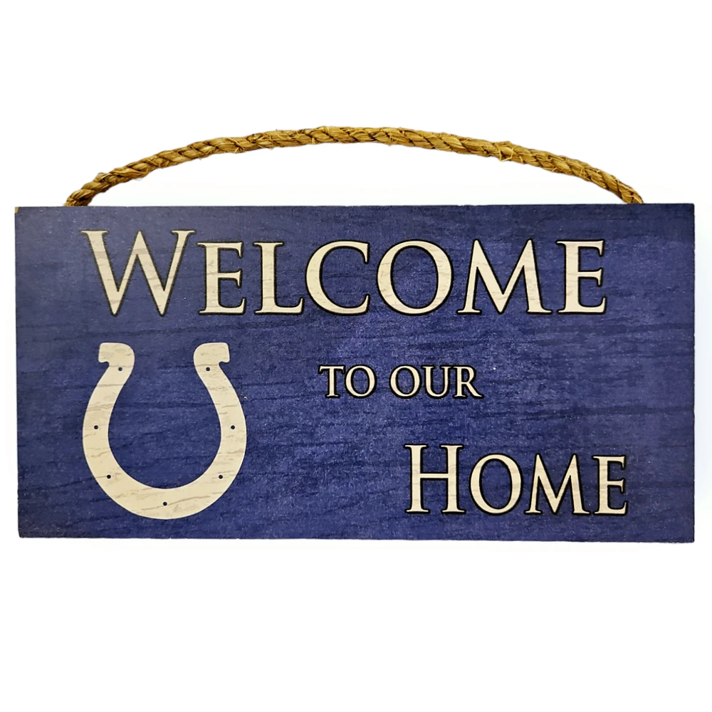 NFL Indianapolis Colts Welcome to our Home Sign