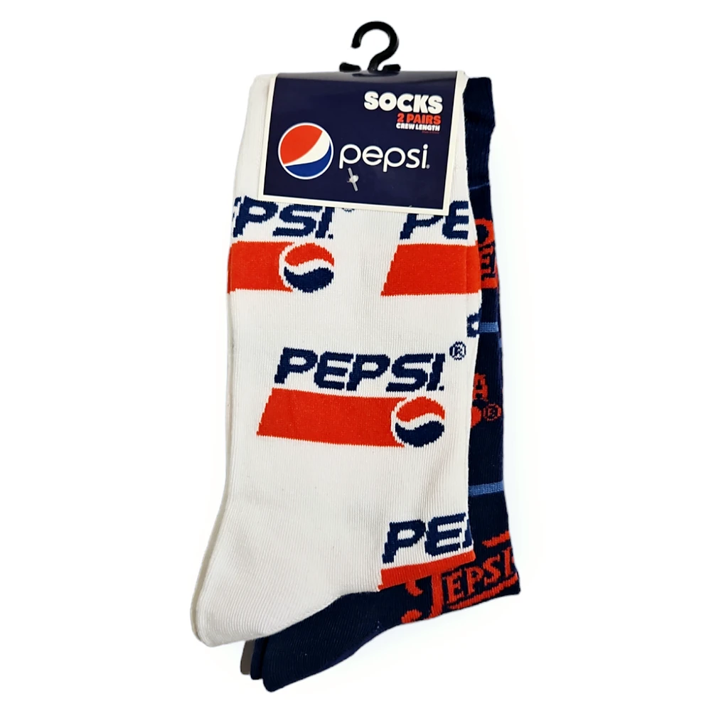 Pepsi Licensed Socks (2 Pack)