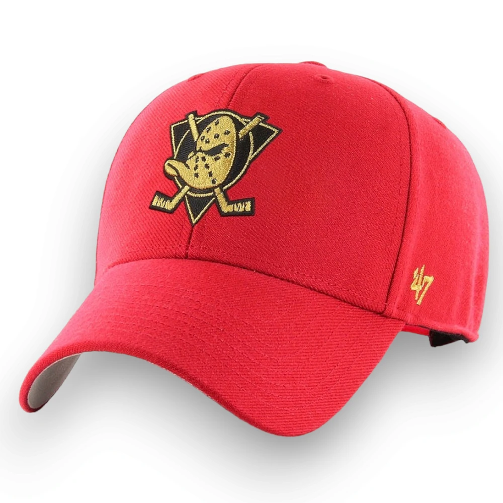 NHL Anaheim Ducks '47 Brand Red MVP Cap