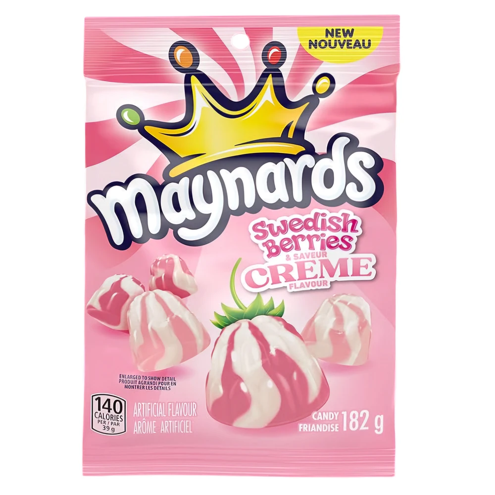 Maynards Swedish Berries & Creme Flavour 154g