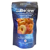 70 Below Freeze Dried Candy Peach Rings 40g