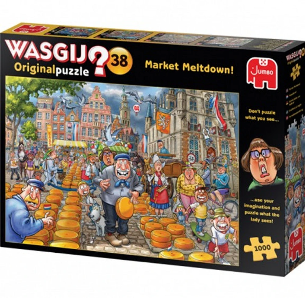 Wasgij? 1000 Piece Original Puzzle Market Meltdown! No. 38