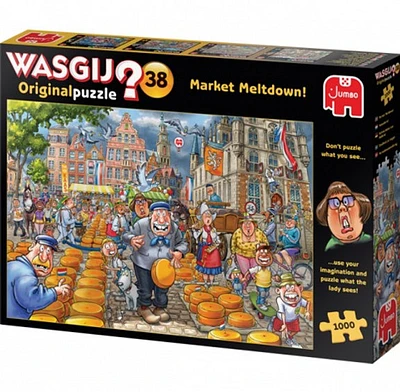 Wasgij? 1000 Piece Original Puzzle Market Meltdown! No. 38