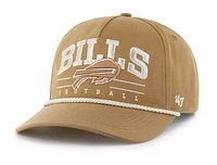 NFL Buffalo Bills '47 Brand Roscoe Rope Brown Hitch RF Cap