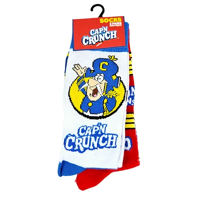 Cap'n Crunch Licensed Socks (2 Pack)