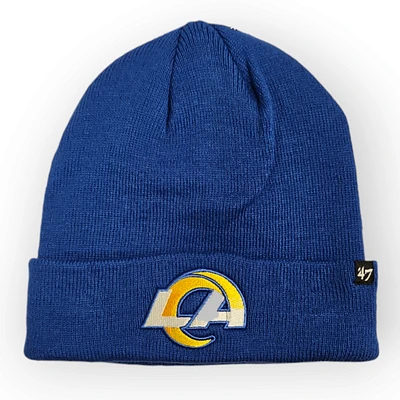 NFL L.A. Rams '47 Brand Royal Blue Raised Cuff Beanie