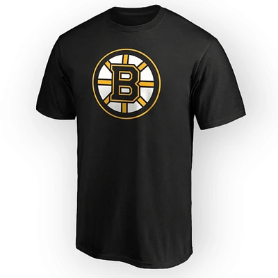 NHL Boston Bruins Black Primary Logo T-Shirt