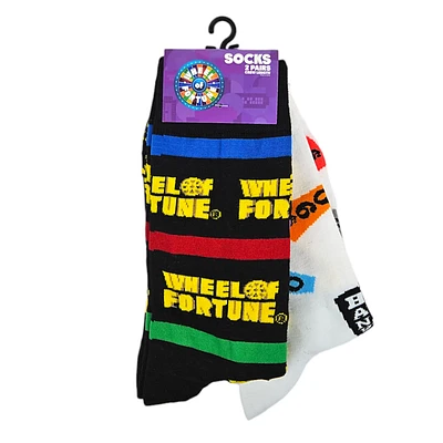 Wheel of Fortune Licensed Socks (2 Pack)